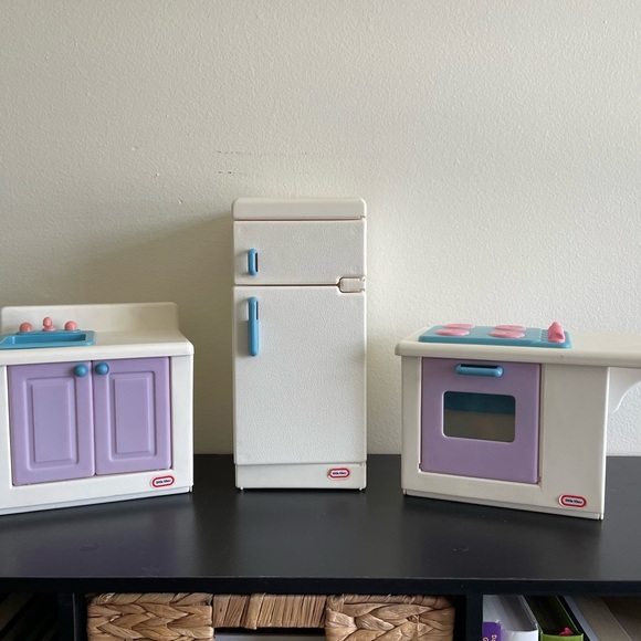 little tikes Other - Vintage, 90s nostalgia, Little Tikes Barbie Doll Kitchen Set with Appliances